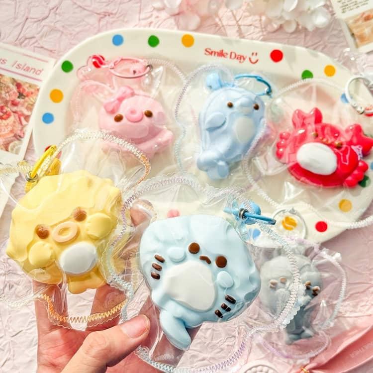 スクイーズ タコ 新商品 ストレス解消 最新 もちとろ 海 キーホルダー