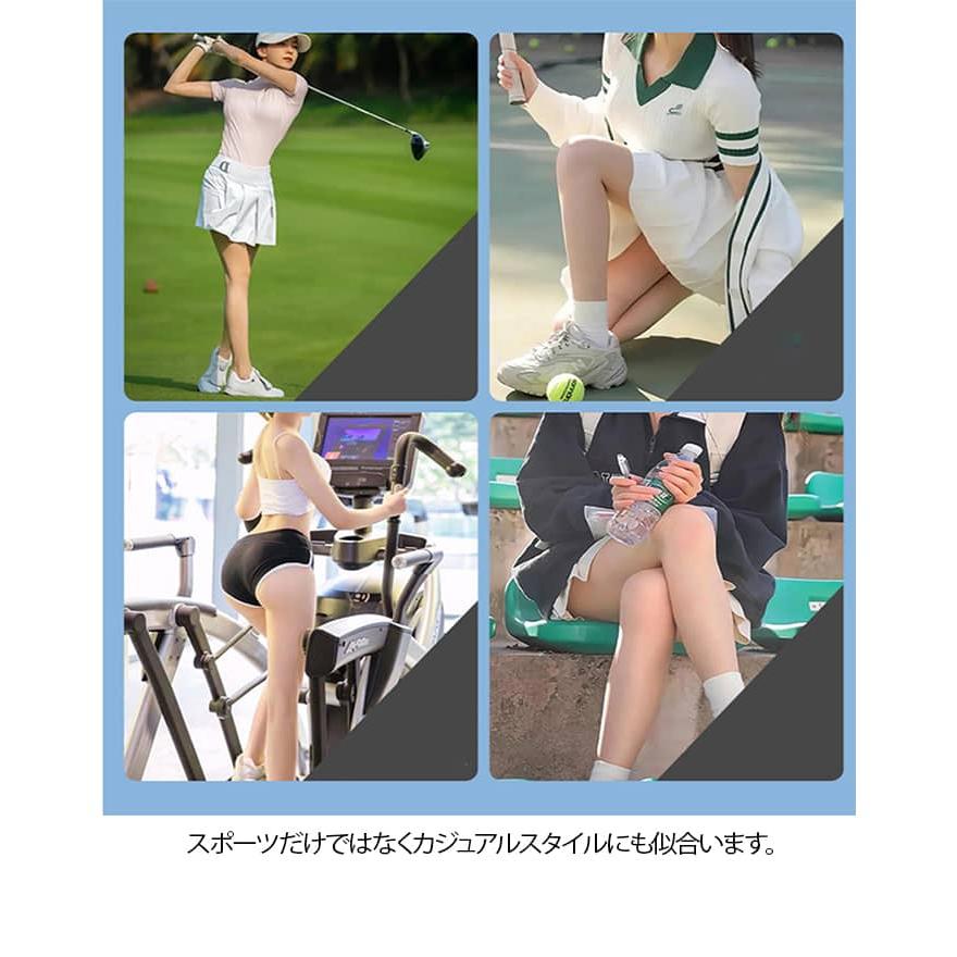 日焼け対策 夏用 レディース テニス 薄手 ゴルフスパッツ UVカット