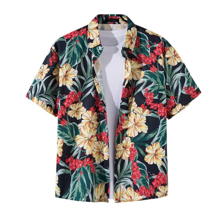 タグ付き新品未使用　SOPHNET. 花柄 半袖アロハシャツ XL 夏 シャツ 花柄シャツ 半袖 キレイめ アロハシャツ ボタニカル 半袖