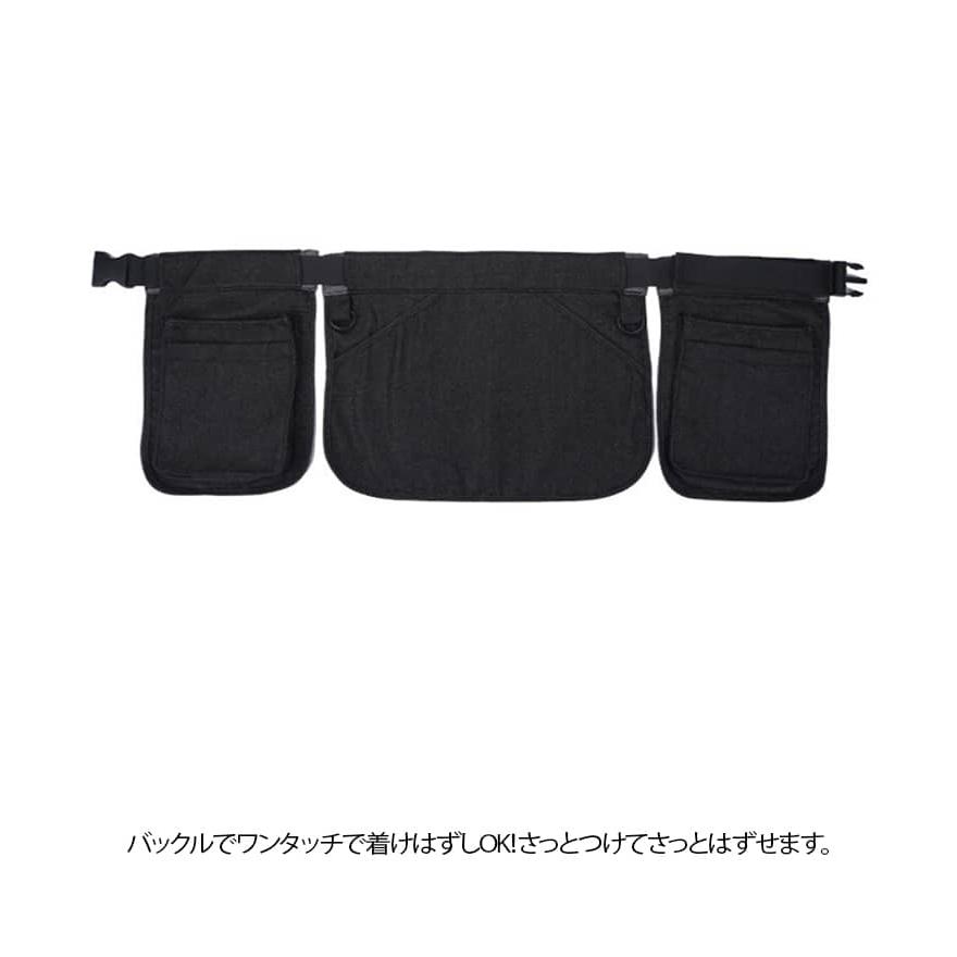 エプロン デニム ウエストポーチ 保育士 ペットのお散歩 ツール