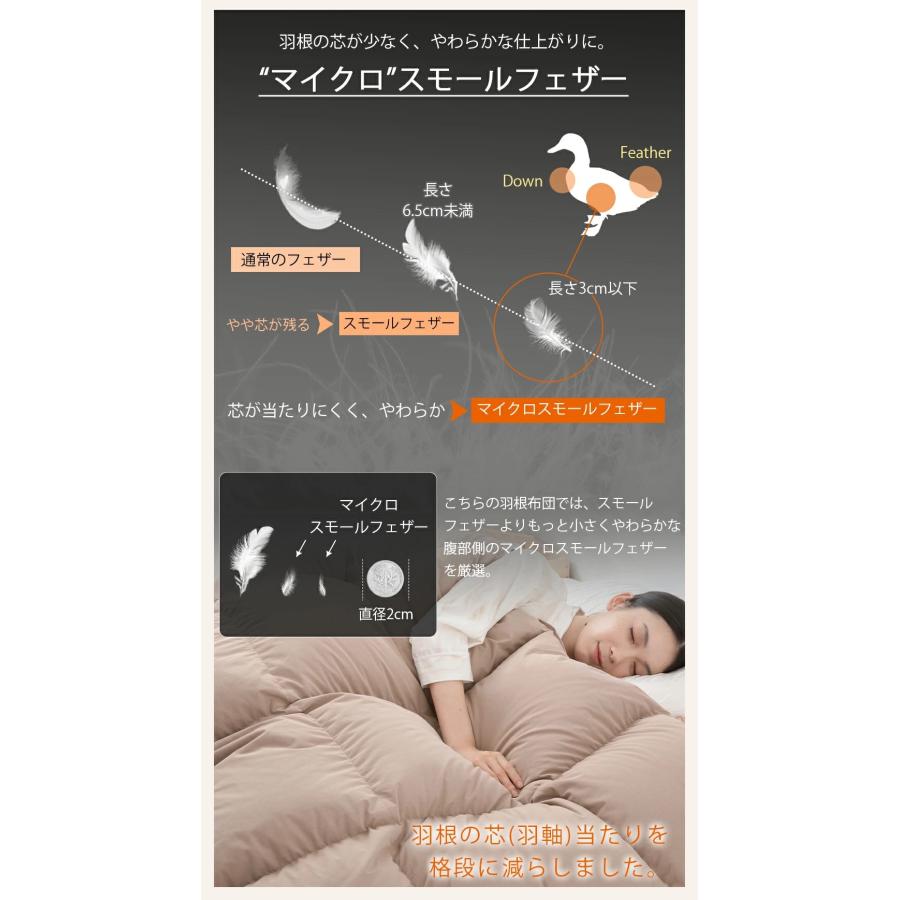 【新品未使用】羽毛布団 本掛け シングル　アップサイクルダウン アップサイクルダウン 羽毛布団 シングルサイズ | すべての商品 | 日本