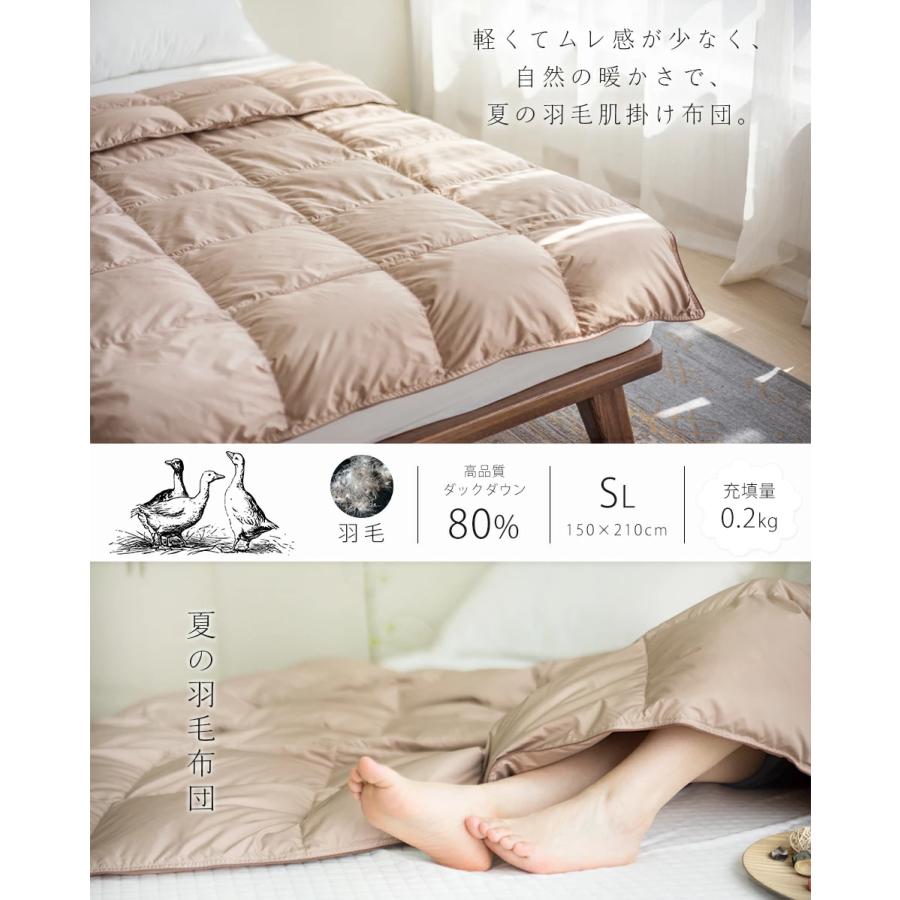 ダウンケット シングル 羽毛布団 夏用 ダウン80% 夏布団 羽毛肌 ダウンケット シングル 羽毛布団 夏用 ダウン80% 夏布団 羽毛肌