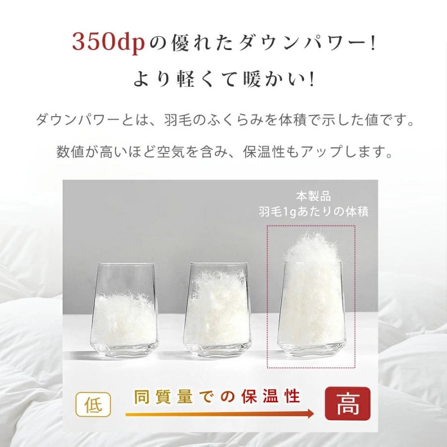 羽毛布団 シングル 冬 ダウン90％ 掛け布団 本掛け かけふとん 冬用
