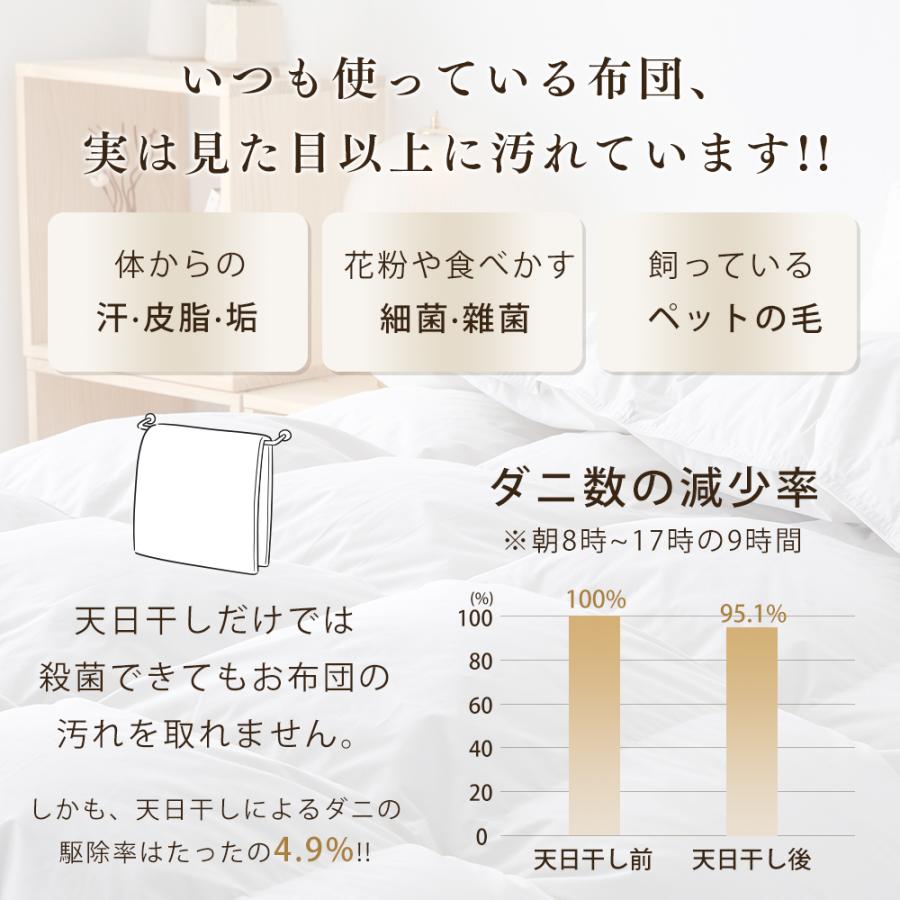 掛け布団 シングル 羽毛 ダウンファイバー布団 羽毛布団より 暖かい