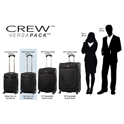 2026年 Travelpro トラベルプロ Crew Versapack，407186301 ジェットブラック， MAX SIZE 【VQ8536395397】(29974円)