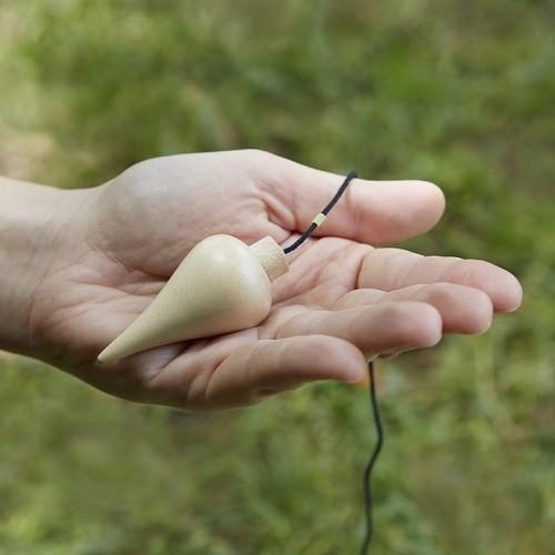 ティアドロップウッドエナジーペンデュラム【木製/beech】 : 日本