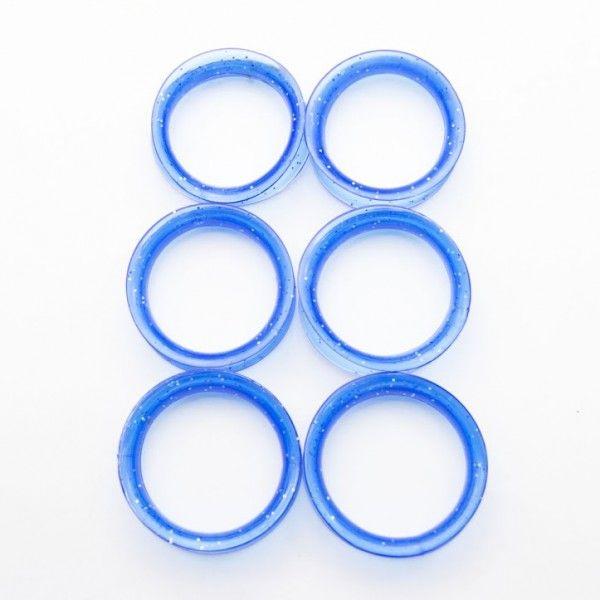 メール便可 指穴調整リングA ブルー 美容師 理容 理容師 散髪 はさみ
