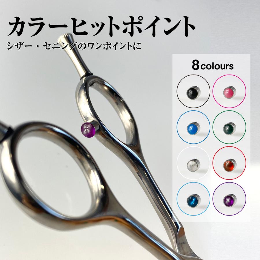 メール便可 DEEDS ネジ型 カラーヒットポイント アメジスト 美容師 
