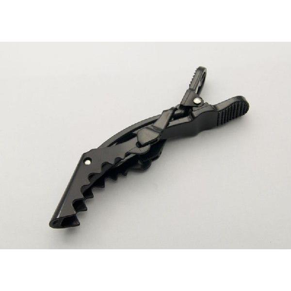 ダッカール ヘアクリップ DEEDS C-0010 プロ用 ワニクリップ ブラック 美容師 理容 理容師 散髪 前髪 メール便可 |  | 02