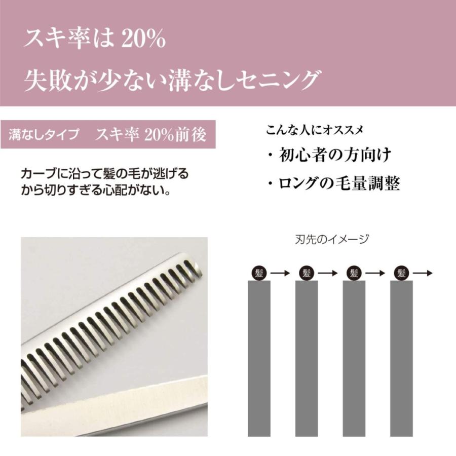 DEEDS 散髪 はさみ すきばさみ 家庭用 引っかからない HP-01 セニング