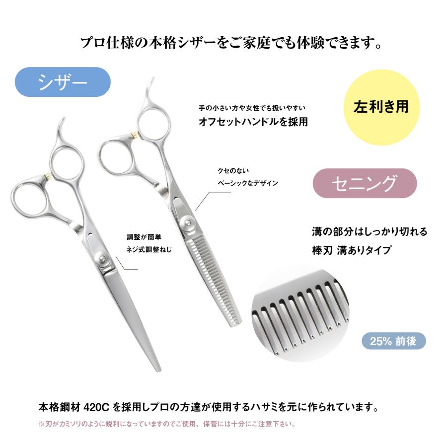 散髪 左利き用 はさみ すきばさみ 2本セット レフティ DEEDS LP 散髪 左利き用 はさみ すきばさみ 2本セット レフティ DEEDS LP