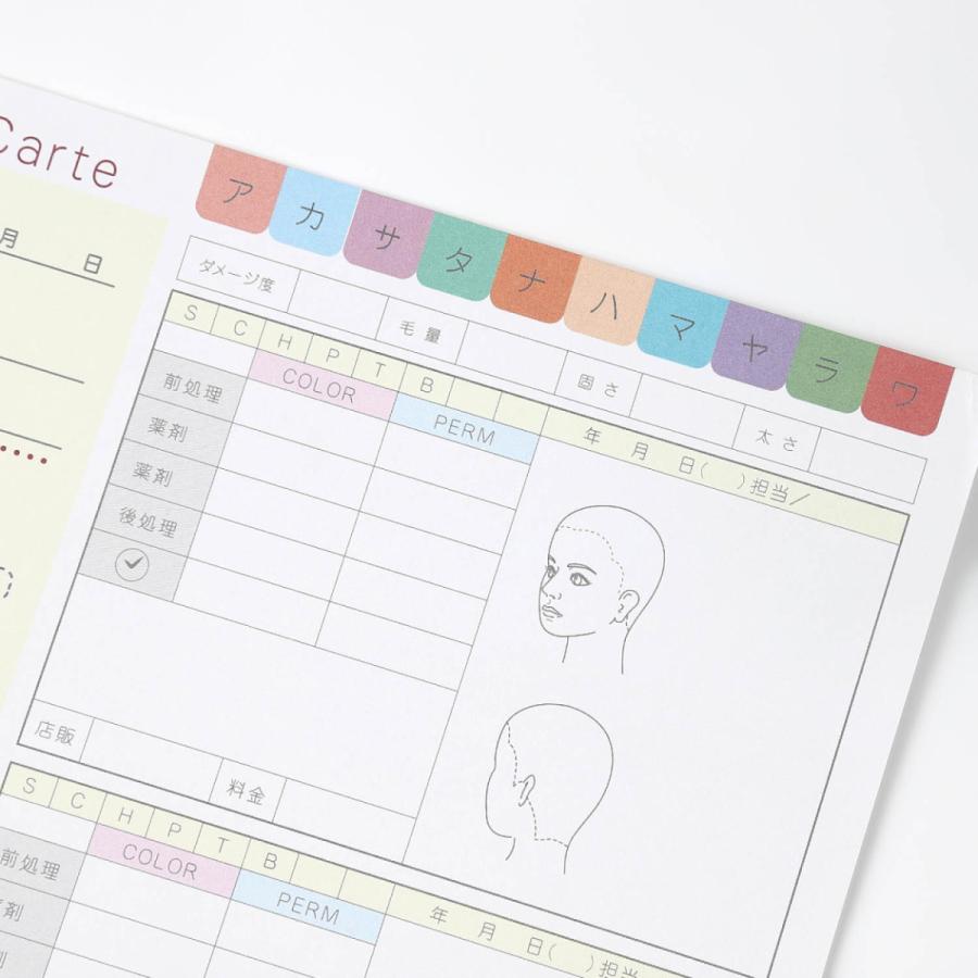 DEEDS 顧客カルテB 250枚 サロン カルテ エステ 美容室 |  | 03