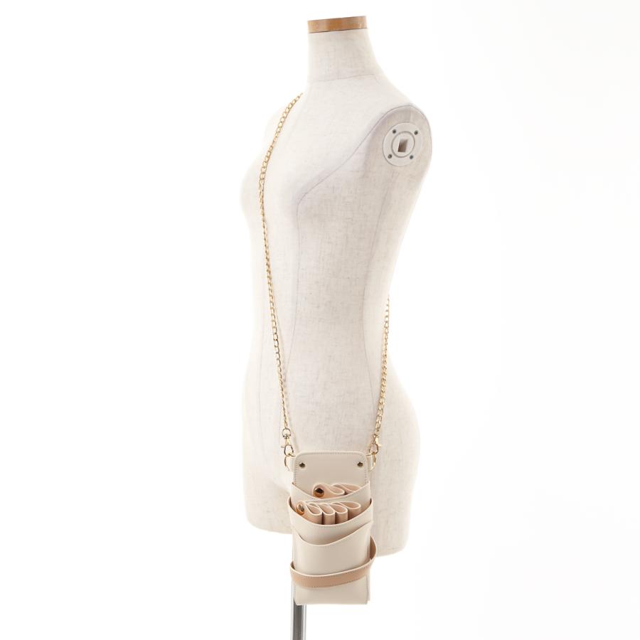 DEEDS シザーケース Luxury Style シエーナ チェーン付き アイボリー