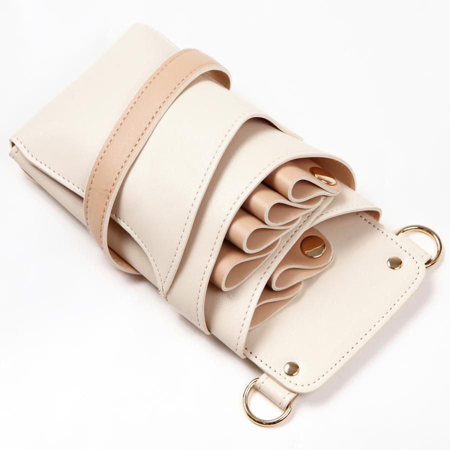 DEEDS シザーケース Luxury Style シエーナ チェーン付き アイボリー