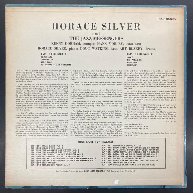 HORACE SILVER / HORACE SILVER AND THE JAZZ MESSENGERS (US-ORIGINAL)_1