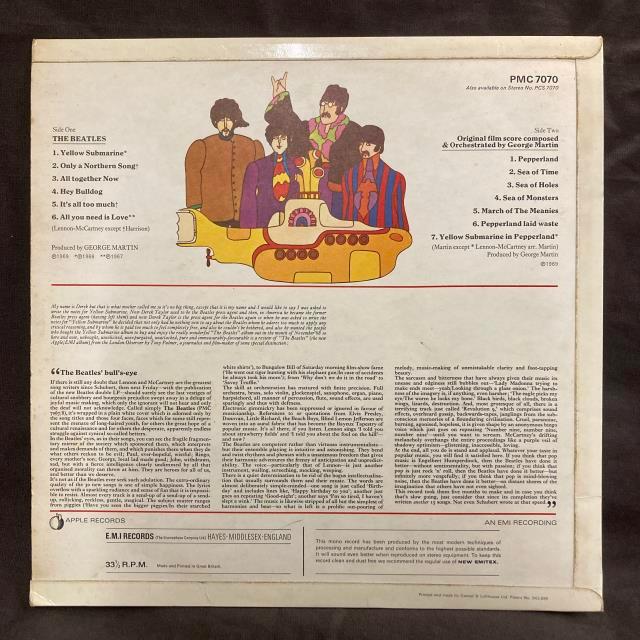 BEATLES / YELLOW SUBMARINE (UK-ORIGINAL) : diskunion ROCK in TOKYO