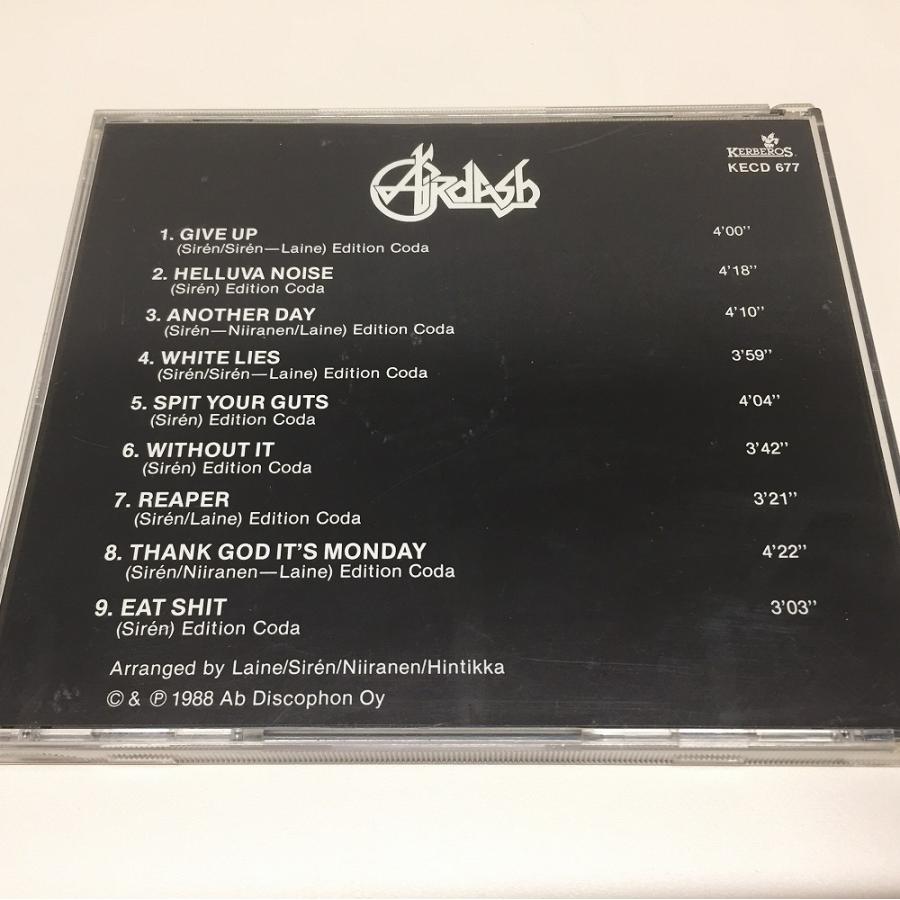 AIRDASH / THANK GOD ITS MONDAY (廃盤/FINLAND/THASH/1988年/1st) AIRDASH THANK GOD ITS MONDAY 商品説明