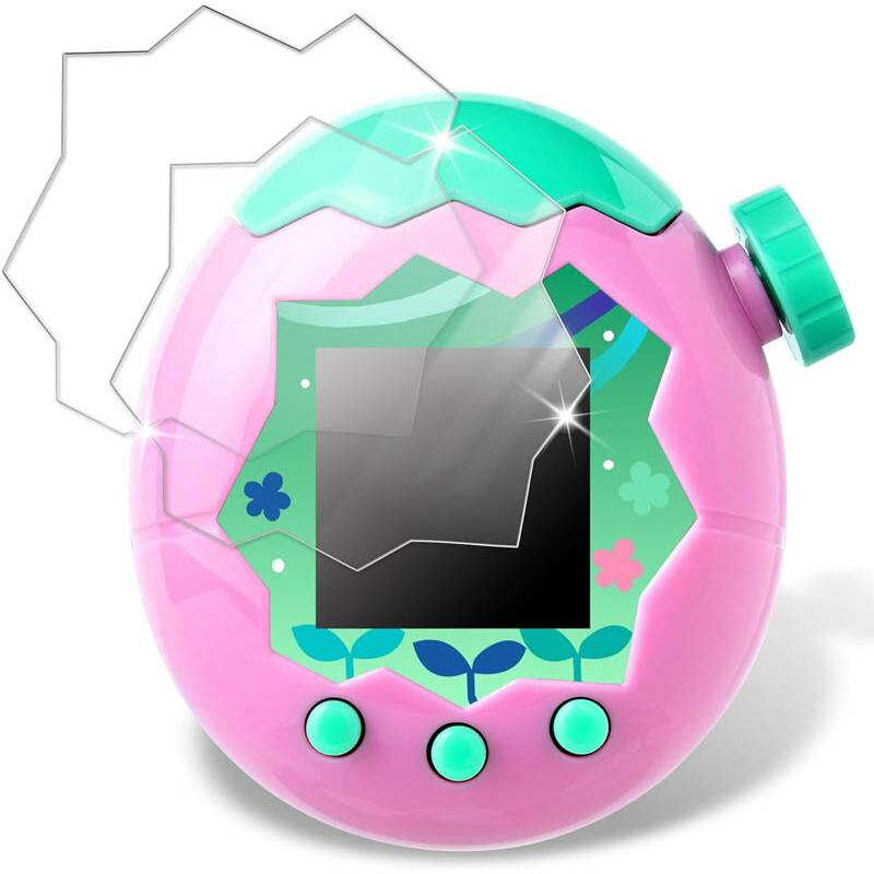 2枚組 】たまごっち パラダイス 保護フィルム 強化ガラス 9H硬度 反射