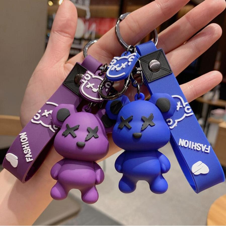 バックチャーム くま キーホルダー くまちゃん 熊チャーム バッグアクセサリー 鍵 車用
