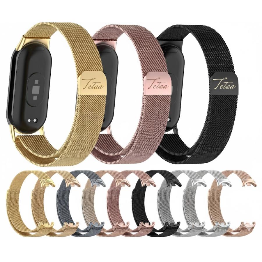 スマートウォッチ バンド 交換ベルト Xiaomi/Mi Band 8/9/10 対応