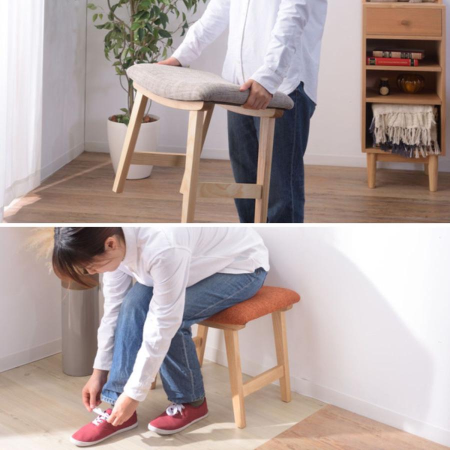 スツール 1脚 ダークブラウン 天然木 ソフトレザー チェア 椅子 イス