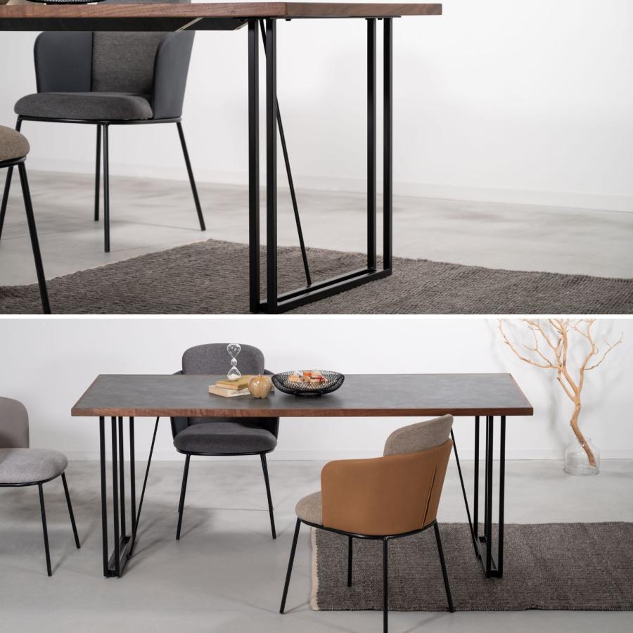 家具、インテリア マットブラックでアイアンな極太＆フラット鉄脚♪ 50×400