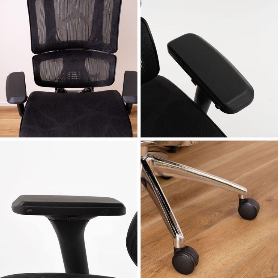 デスクチェア 1脚 グレー オフィスチェア ワークチェア 椅子 チェア