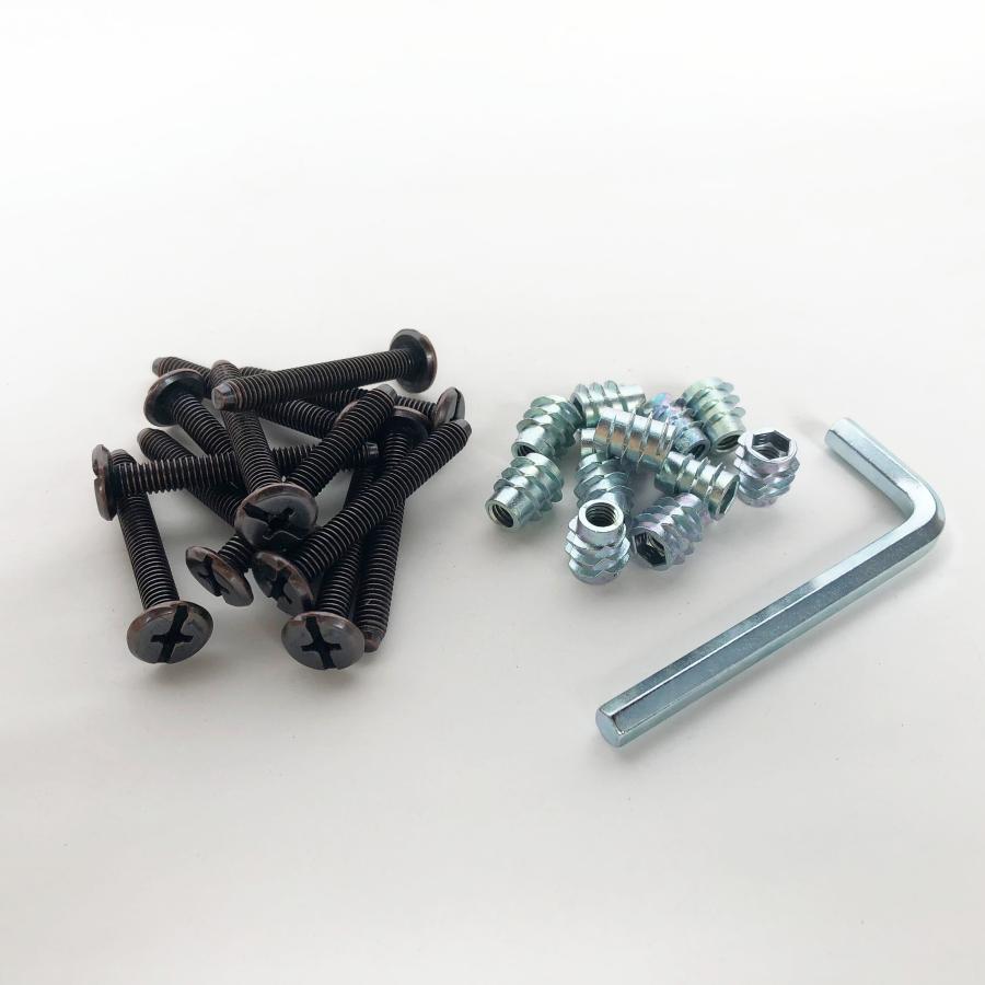 鬼目ナット・ジョイントボルトM6セット (各12個入り） (40mm/45mm/50mm) DIY 日曜大工 天板や棚の連結に :  DIYplus端材マート - 通販 - Yahoo!ショッピング