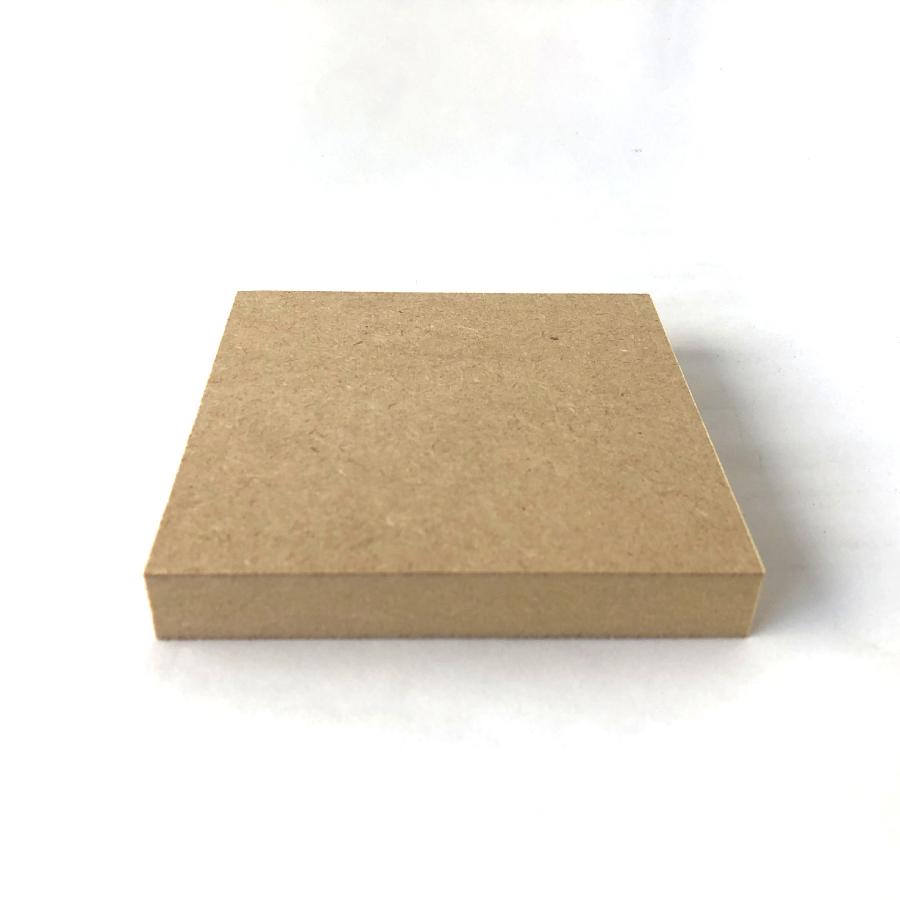 木材 MDF材 15mm厚 ミニサイズ 約100mm×約100mm 6枚セット MDFボード 