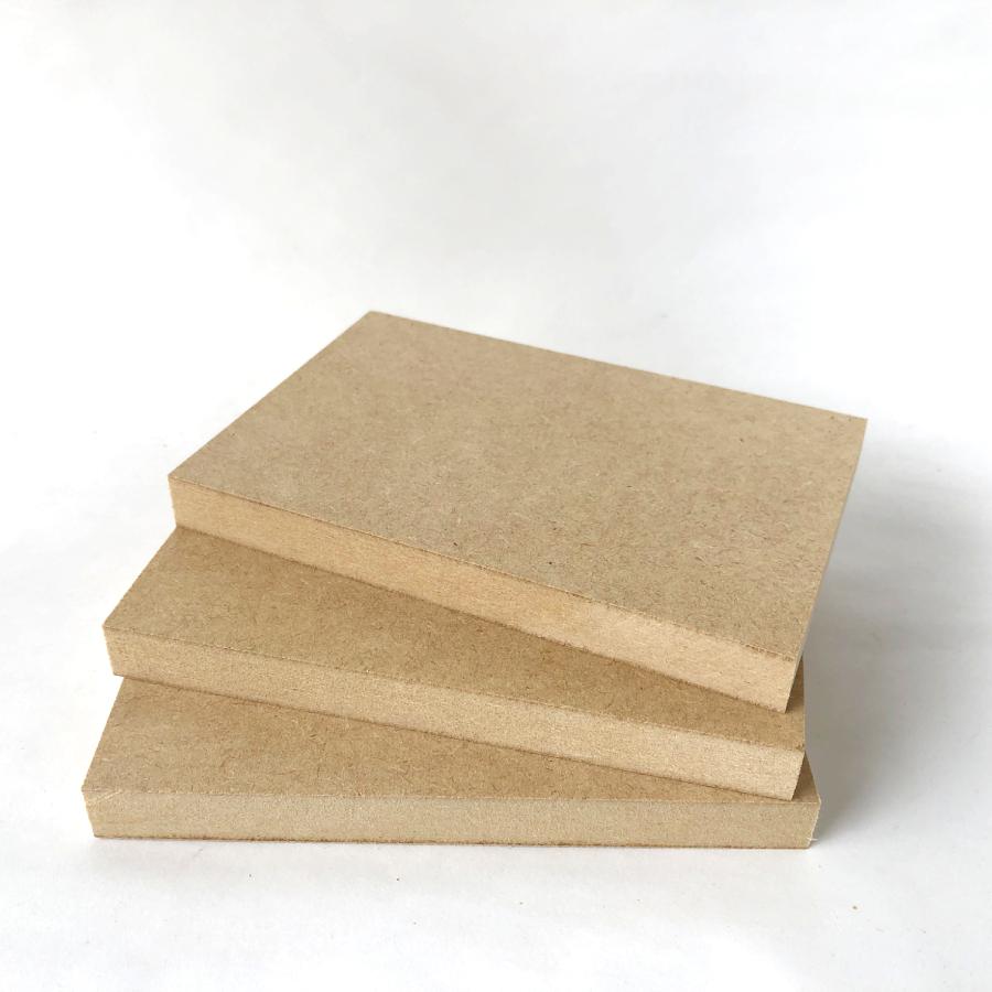 MDF ボード（18mm厚1枚、15mm厚3枚） MDF 15mm厚 サイズオーダー 約100mm×約150mm以内 3枚セット N.P.ウッド