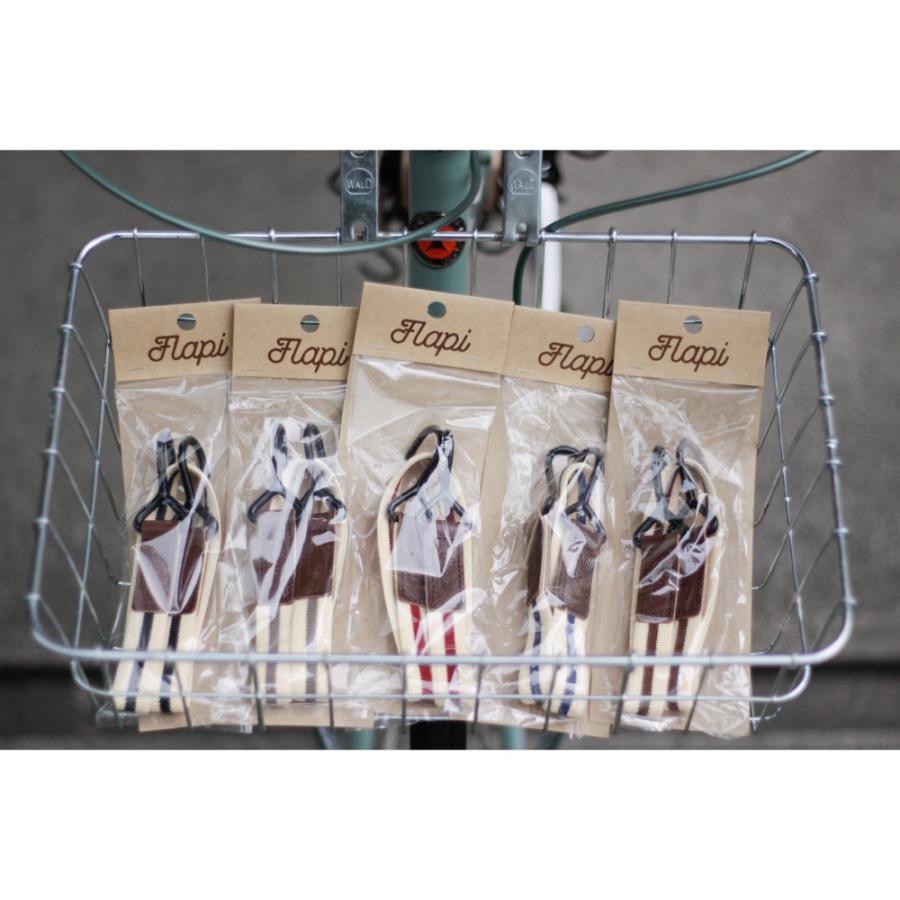 ＊1営業日発送＊/ゆうパケットポスト投函/ ゴムストラップ 4本セット Flapi フラッピ アサヒサイクル 荷物バンド 荷物 荷台 ベルト ゴムロープ op | ブランド登録なし | 05