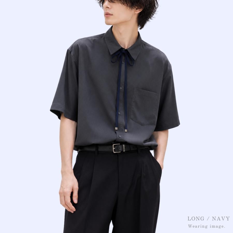 リボンタイ メンズ レディース 綿 コットン 長い ロング 0.9cm幅 無地 細幅 日本製 メール便 dplus arts |  | 16