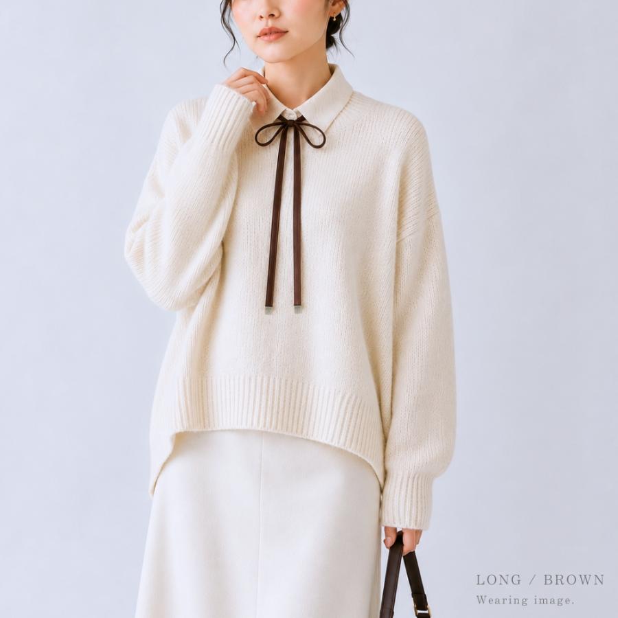 リボンタイ メンズ レディース 綿 コットン 長い ロング 0.9cm幅 無地 細幅 日本製 メール便 dplus arts |  | 14