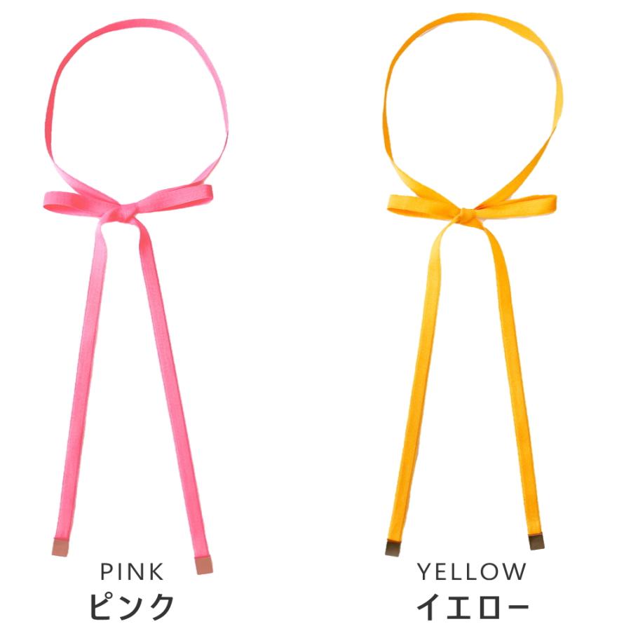 リボンタイ メンズ レディース 綿 コットン 長い ロング 0.9cm幅 無地 細幅 日本製 メール便 dplus arts |  | 20