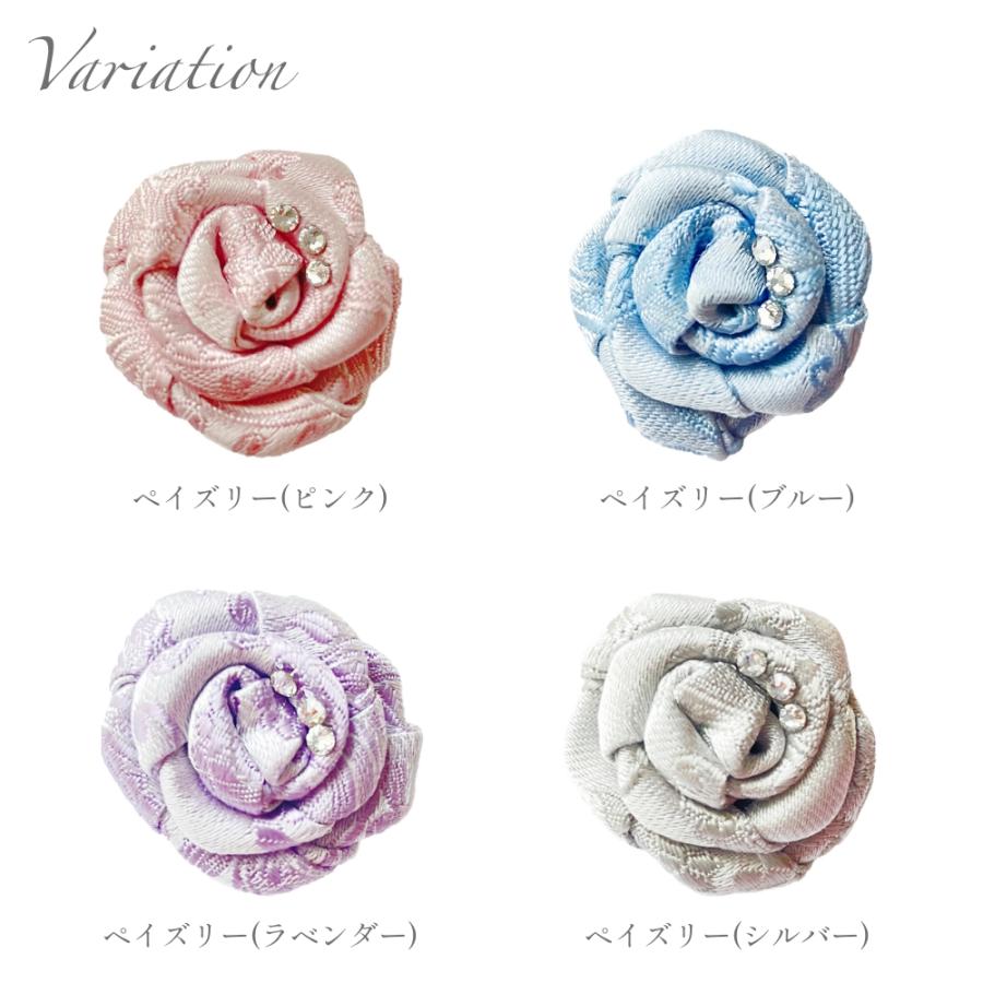 タックピン ラペルピン ブローチ ブートニエール 花 ローズ バラ 高級