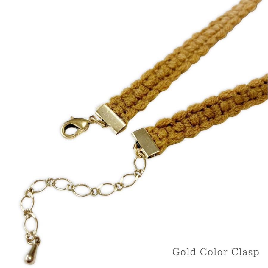 チョーカー ウール おしゃれな ニット風デザイン メンズ レディース 日本製 dplus arts |  | 09