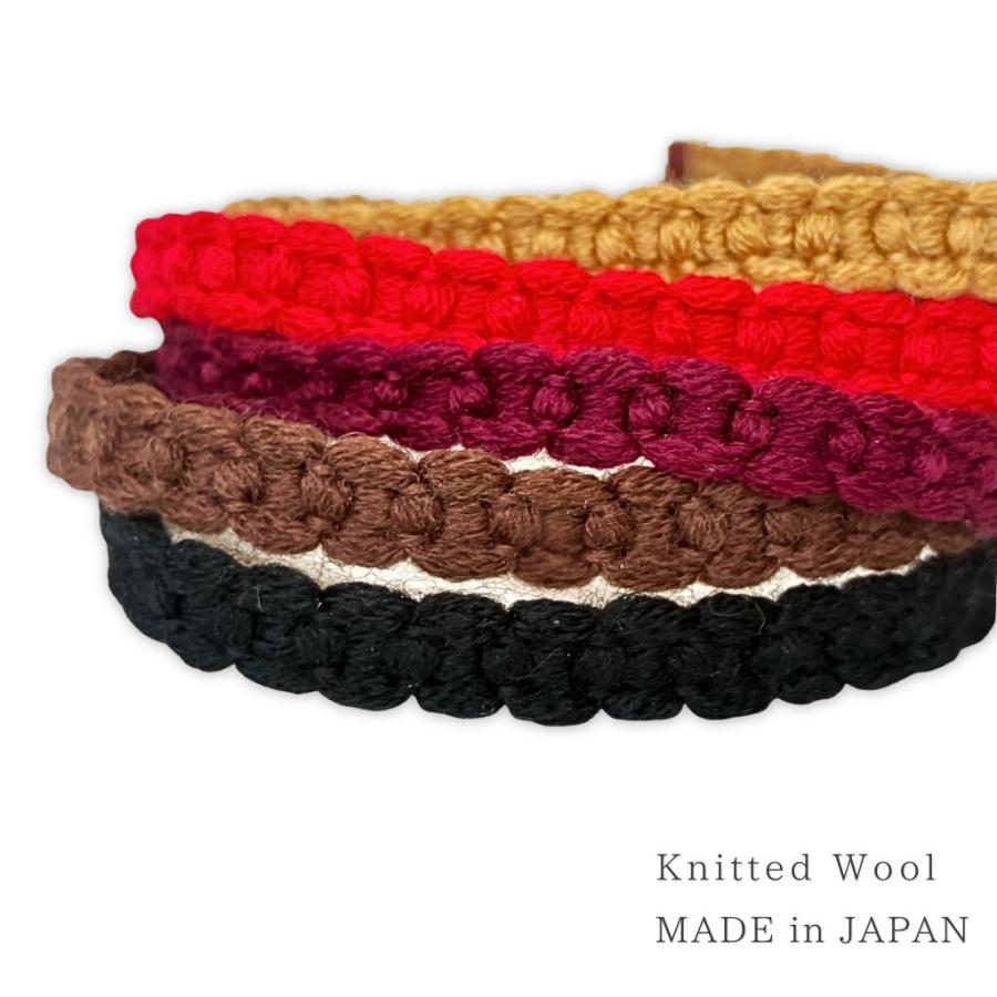 チョーカー ウール おしゃれな ニット風デザイン メンズ レディース 日本製 dplus arts |  | 08
