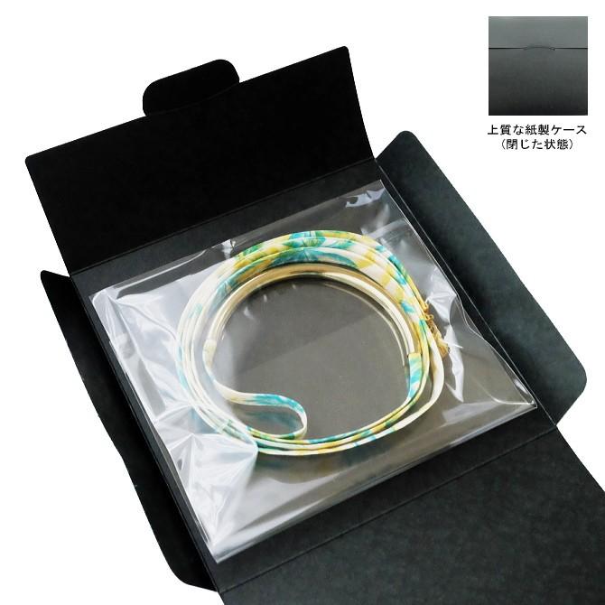 後ろ姿も美しい リボン ネックレス メンズ レディース 星 花 ドット 柄 黒 ブルー イエロー メール便 dplus arts |  | 07