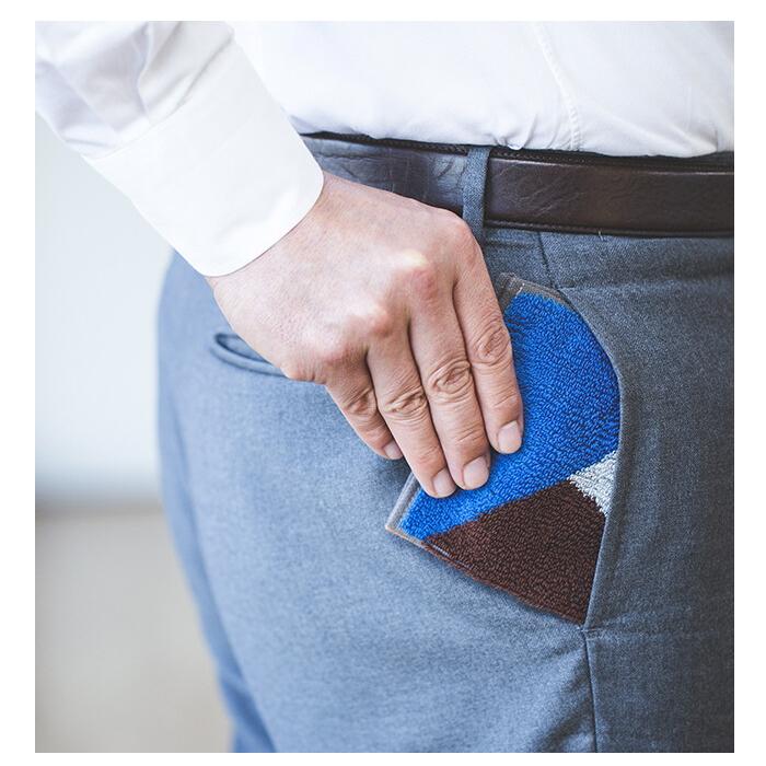 今治 タオル ハンカチ ギフト メンズ レディース Otta オッタ ハーフ 3つ折り スクエア 日本製 | 今治タオル | 06