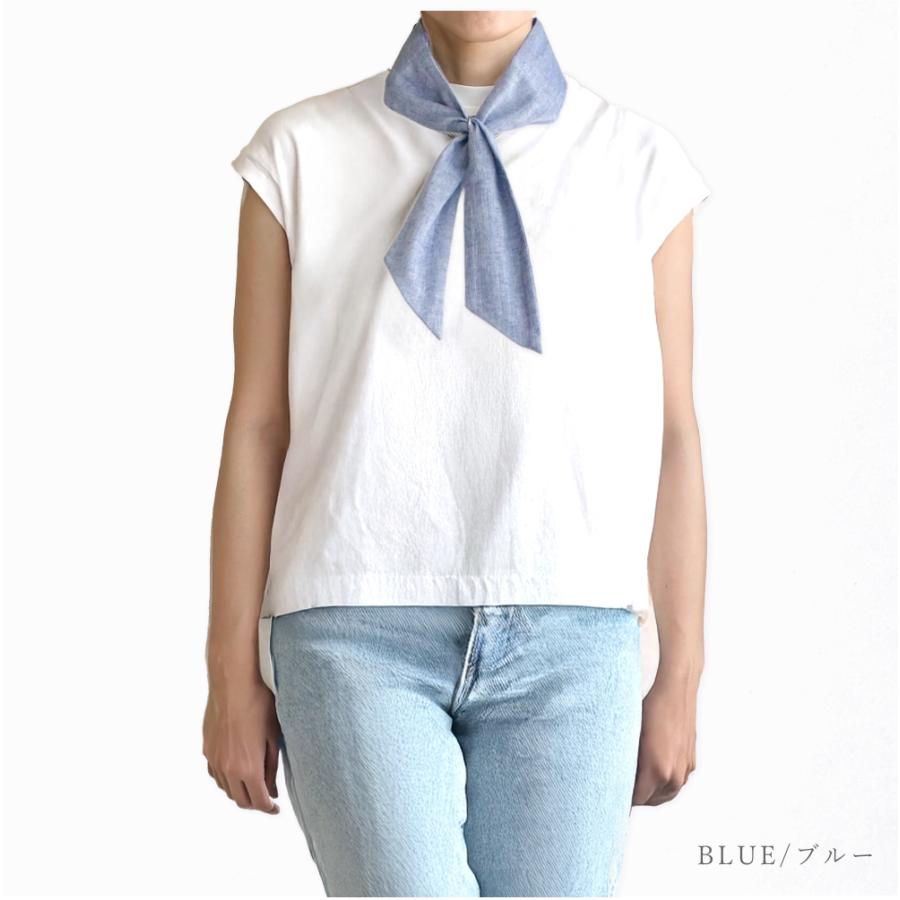 スカーフ リングで簡単装着 秋 春 ひんやり 保冷剤(2個付き) 保冷剤専用ポケット おしゃれ 綿 麻 無地 高島ちぢみ 日本製 メンズ レディース 日本製 |  | 07