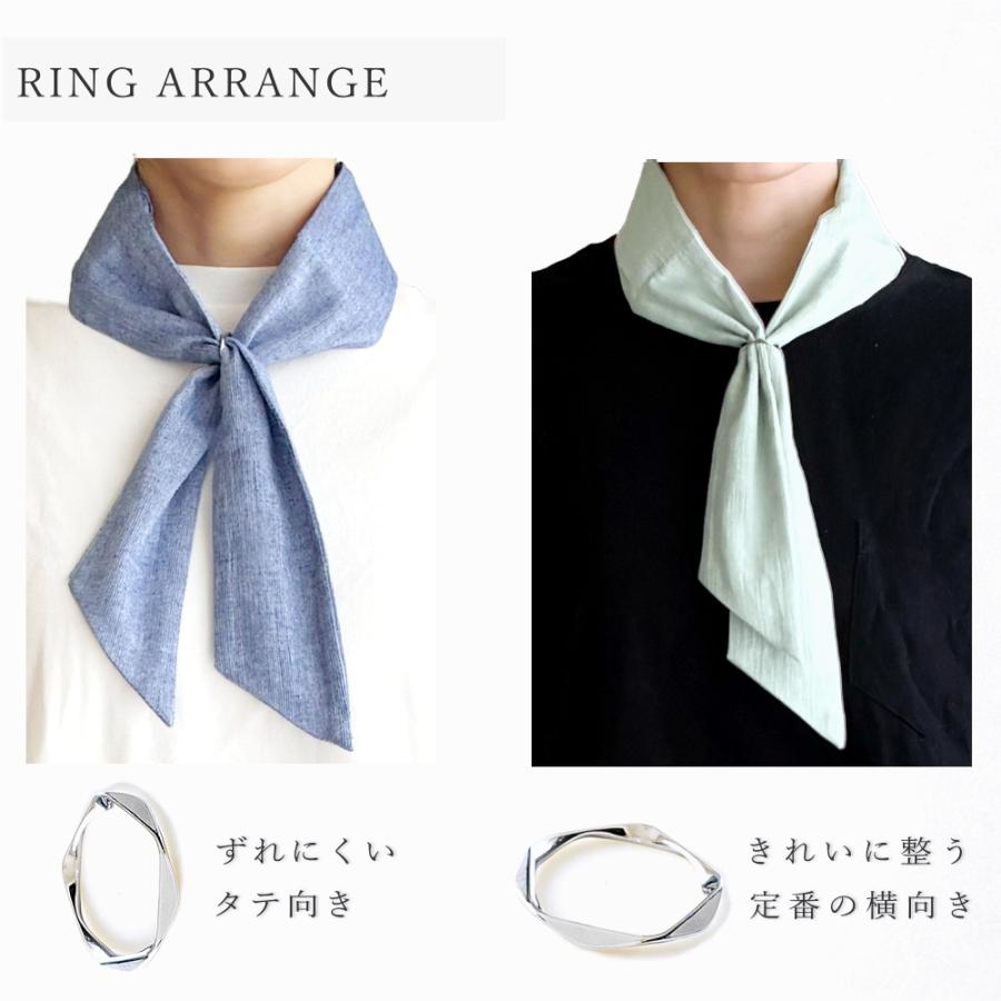 スカーフ リングで簡単装着 秋 春 ひんやり 保冷剤(2個付き) 保冷剤専用ポケット おしゃれ 綿 麻 無地 高島ちぢみ 日本製 メンズ レディース 日本製 |  | 09
