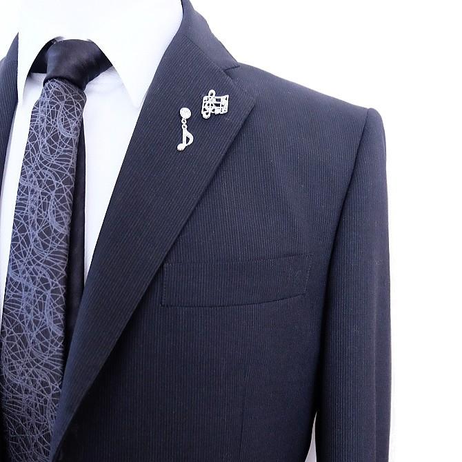 【特別価格！在庫限りで終了】ホルン タックピン ラペルピン 音楽 楽器 シルバー メンズ レディース 日本製 メール便 dplus arts |  | 03