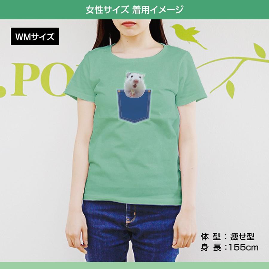 オリジナルイラストtシャツ かわいいハムスター レディース Nsgw61u1i2 D Pop 通販 Yahoo ショッピング