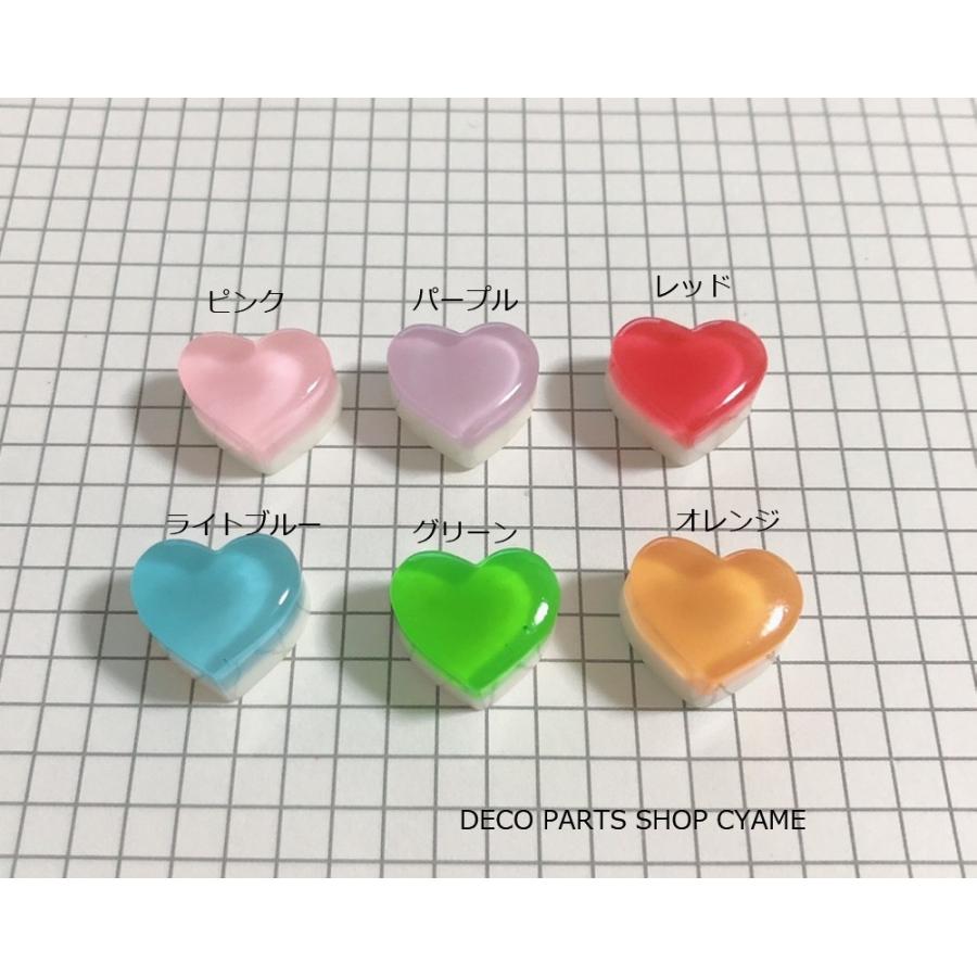デコパーツ ハート型二層キャンディ飴玉1個 Dp Heart2candy デコパーツショップcyame 通販 Yahoo ショッピング