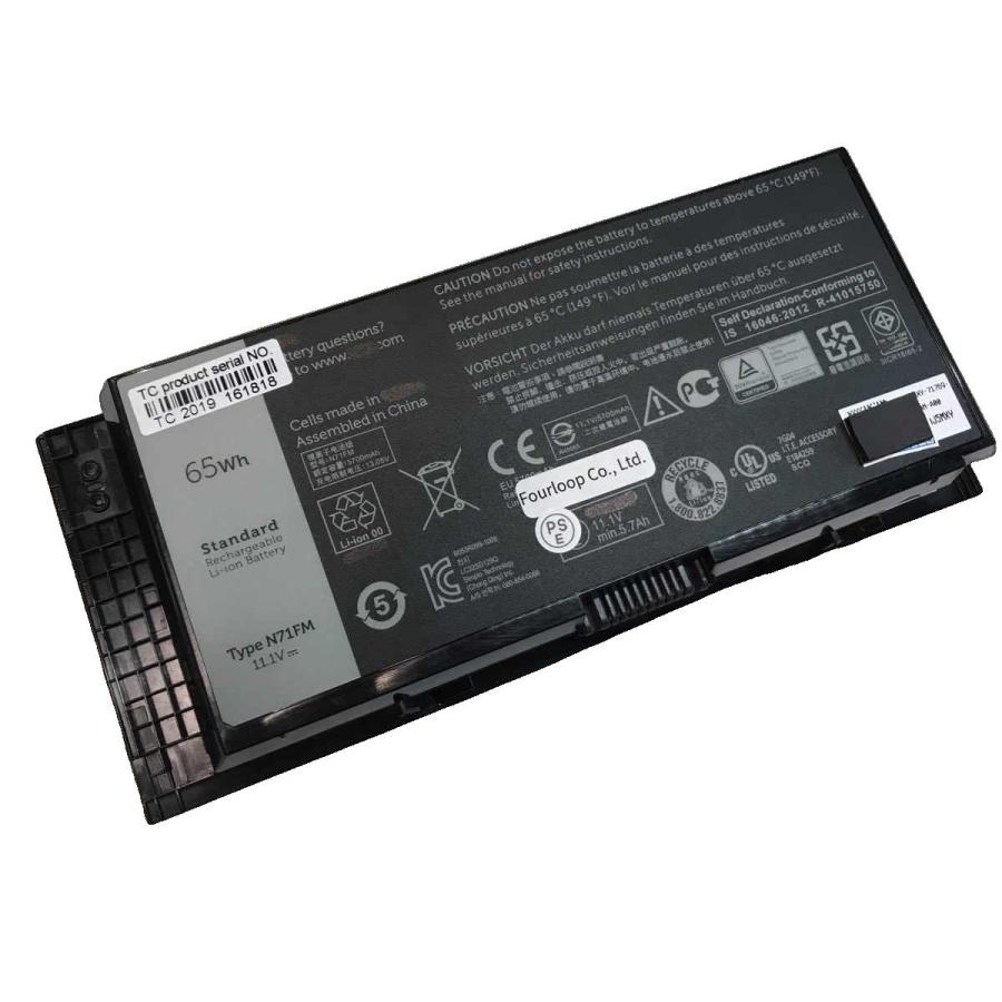 買い物 ノート Wj383 65Wh 11.1V dell 交換バッテリー PC 電池 ノートパソコン 純正 PCアクセサリー