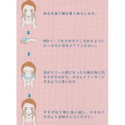 ゲルアンドゲル 自然派 天然由来 透明 洗顔 石鹸 ゲル＆ゲル MD