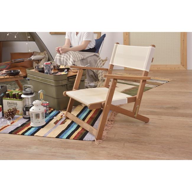 フォールディングチェア 【NX-511】 天然木(アカシア) オイル仕上げ ポリエステル