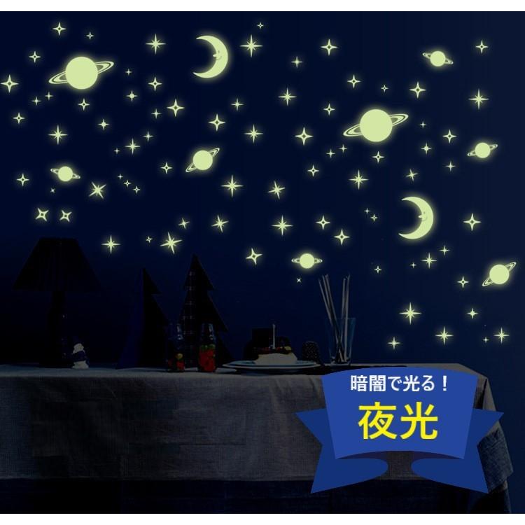 暗闇で光る 土星 小惑星 月 蓄光ステッカー インテリア ステッカー 月光 満月 星 土星 夜光 蛍光 シール C048 Dr777ショッピング 通販 Yahoo ショッピング
