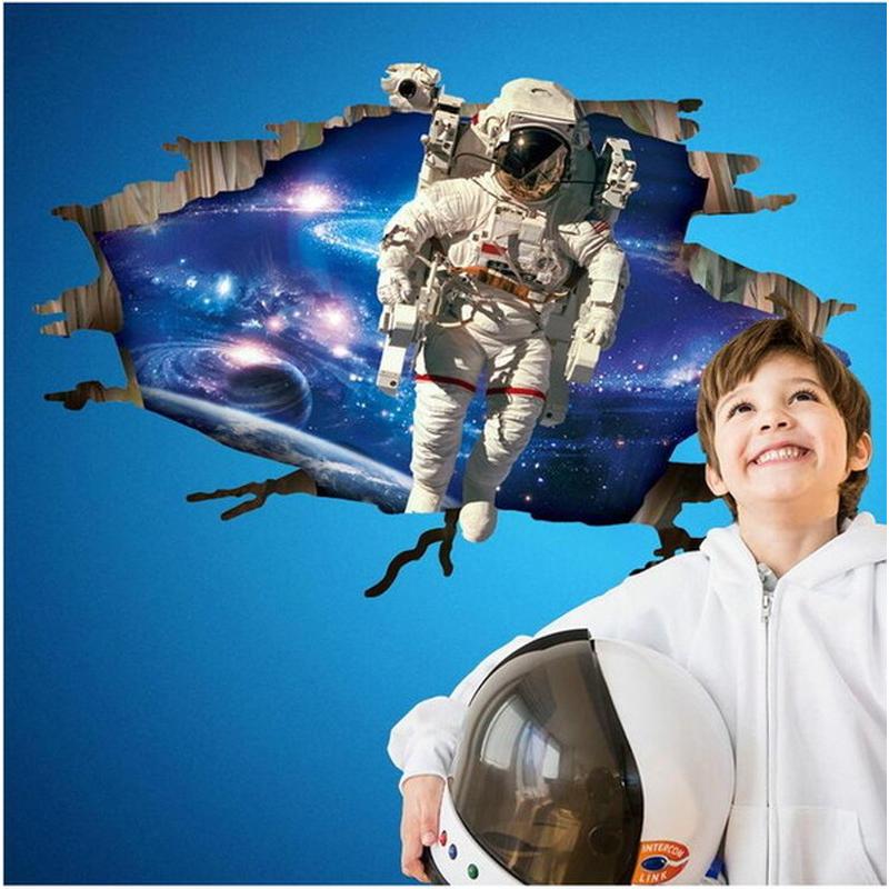 ３d ウォールステッカー 宇宙飛行士1 小惑星 夜景 騙し絵 トリックアート はがせる 壁紙 シール 防水 Diy 壁 床 家具 インテリア 天井 C115 Dr777ショッピング 通販 Yahoo ショッピング