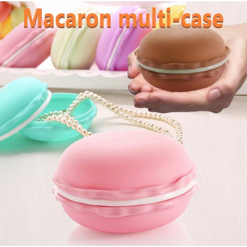 Cute☆ マカロン型 マルチケース 【ピンク】 マカロン ケース 小物入れ